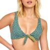 RVCA Axis Reversible Tie-Front Bikini Top - Women's
