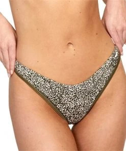 RVCA Blocked Hi Leg Bikini Bottoms - Women's