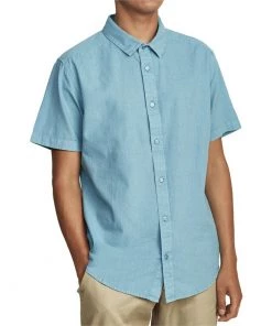 RVCA Crushed Short-Sleeve Shirt -Deals RVCA Store rvca crushed short sleeve shirt 2