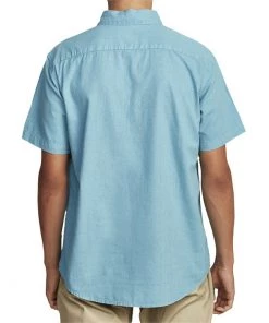 RVCA Crushed Short-Sleeve Shirt -Deals RVCA Store rvca crushed short sleeve shirt 3