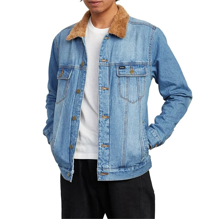 RVCA Daggers Denim Sherpa Jacket 4 RVCA Daggers Denim Sherpa Jacket - Image 2