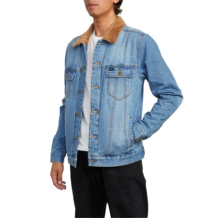 RVCA Daggers Denim Sherpa Jacket 6 RVCA Daggers Denim Sherpa Jacket - Image 4