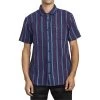 RVCA Displaced Stripe Short-Sleeve Shirt