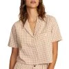 RVCA Jackie Short-Sleeve Top - Women's -Deals RVCA Store rvca jackie short sleeve top women s 0