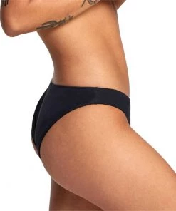 RVCA Solid Medium Bikini Bottoms - Women's -Deals RVCA Store rvca solid medium bikini bottoms women s 8