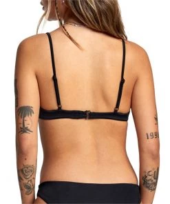 RVCA Solid V-Wire Bralette Bikini Top - Women's -Deals RVCA Store rvca solid v wire bralette bikini top women s 3