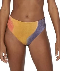 RVCA Trippy Dana High-Rise Cheeky Bikini Bottoms - Women's